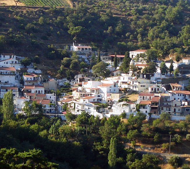 Το χωριό Αφροδίσια στην περιοχή Αμανή της Χίου